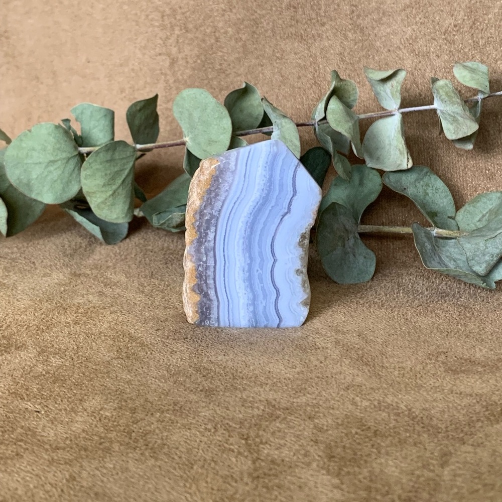 High Quality Blue Lace Agate Point Tower
